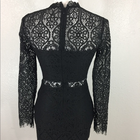 For Seduction Black Lace Dress 
